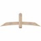 Ekena Millwork Bellingham Smooth Timber Gable Bracket, Douglas Fir, 72"W x 24"H x 3 1/2"D x 5 1/2"F, 8/12 Pitch GBW072X24X0406BEL00SDF - alternate 1